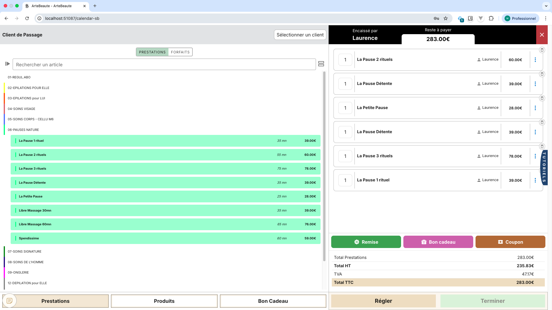 Caisse ArteBeauté — Certifiée NF525